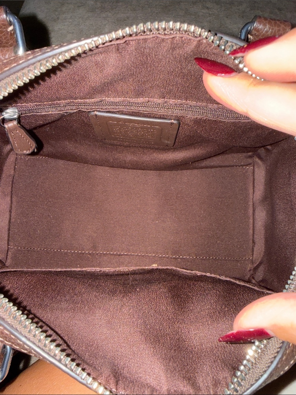 COACH Maple Rowan medium satchel - Picture 4 of 8